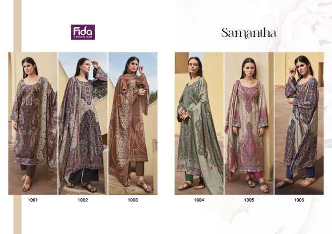 Samantha By Fida Printed Cotton Dress Material Wholesale Clothing Suppliers In India
